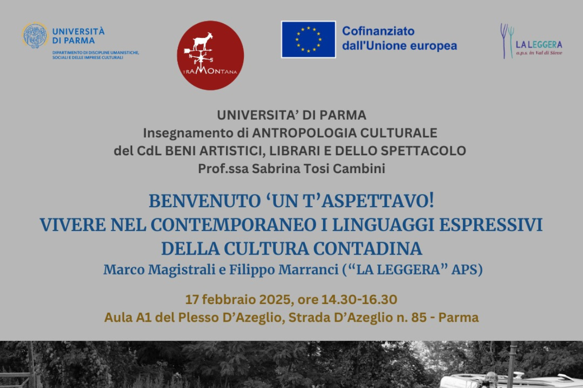 A lecture by la leggera at the university of parma