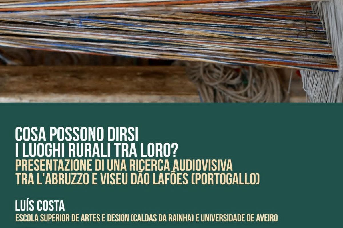 Presentation of artistic research between Viseu Dão Lafões (Portugal) and Abruzzo (Italy)