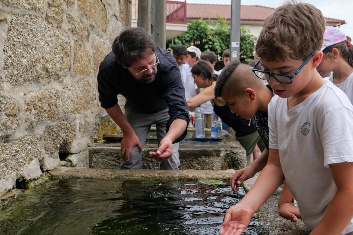A summer of sound workshops around water in Várzea de Calde