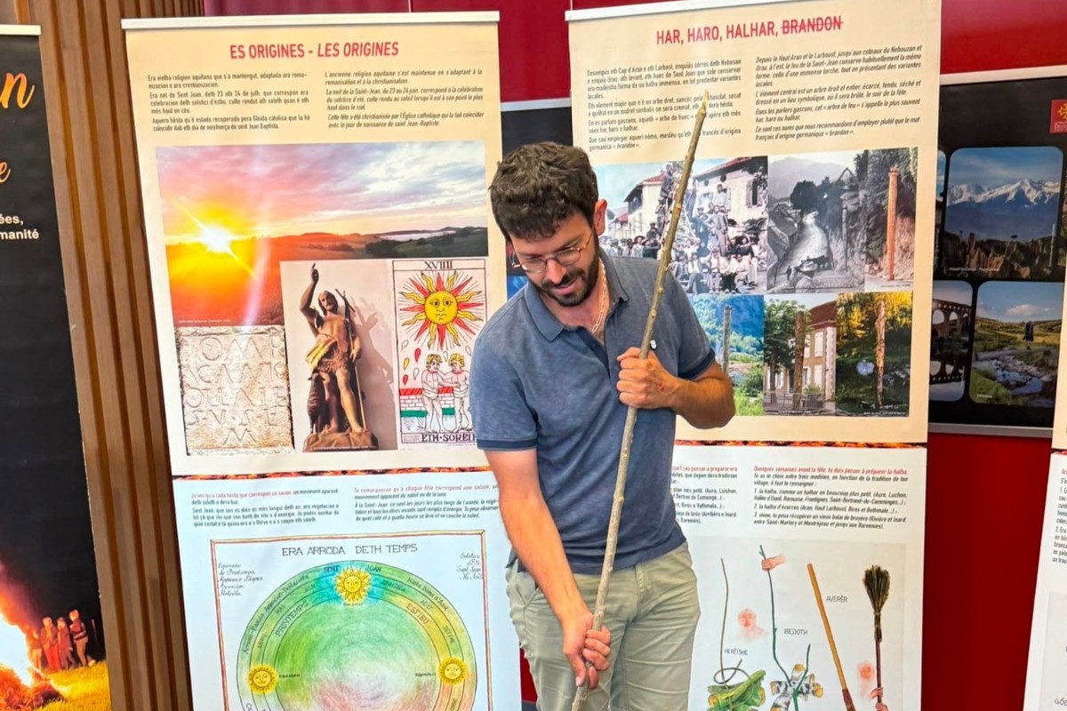 Brandons and Saint John's fires: a workshop for the prize-winning pupils of Izaut-de-l'Hôtel