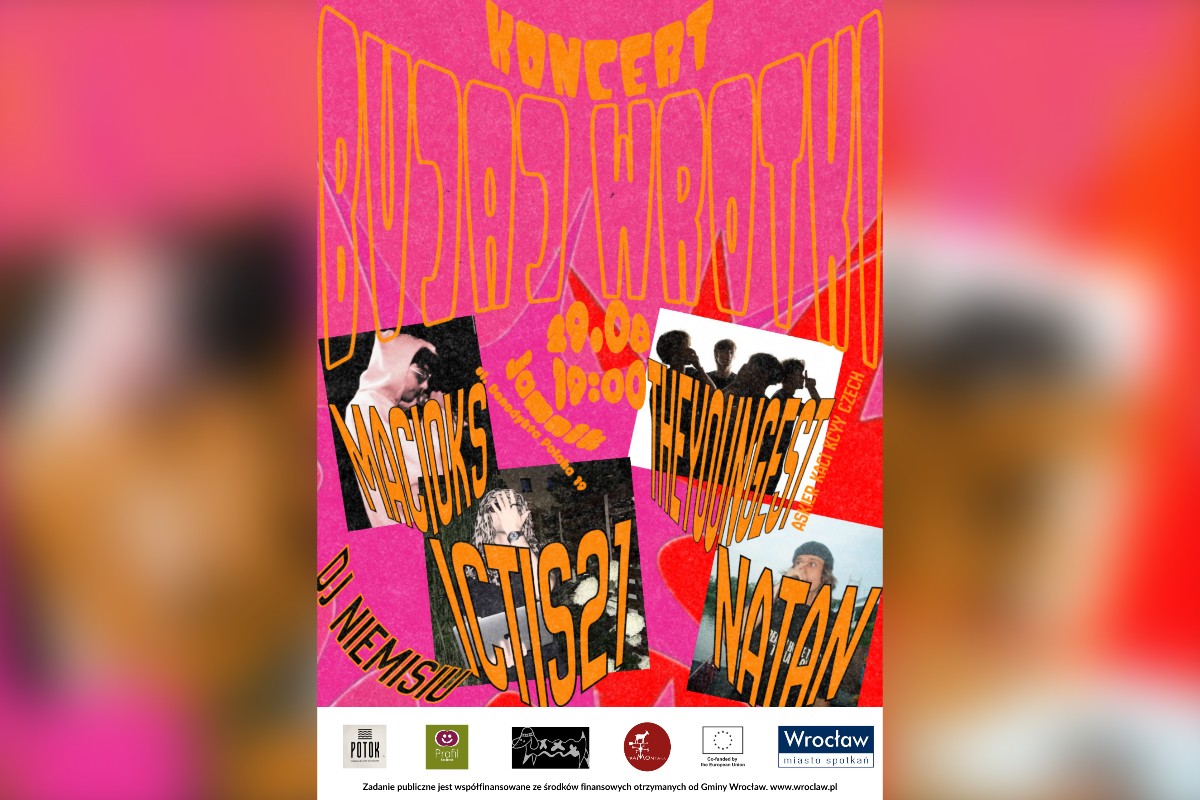 Bujaj Wrotki Concert: a night of music co-organised by young people in Wrocław