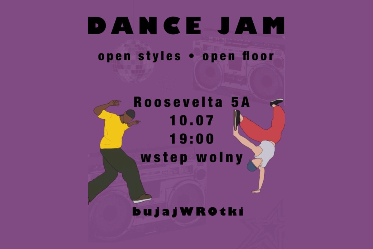 Bujaj Wrotki Dance Jam: young people co-organise an open dance evening in Nadodrze