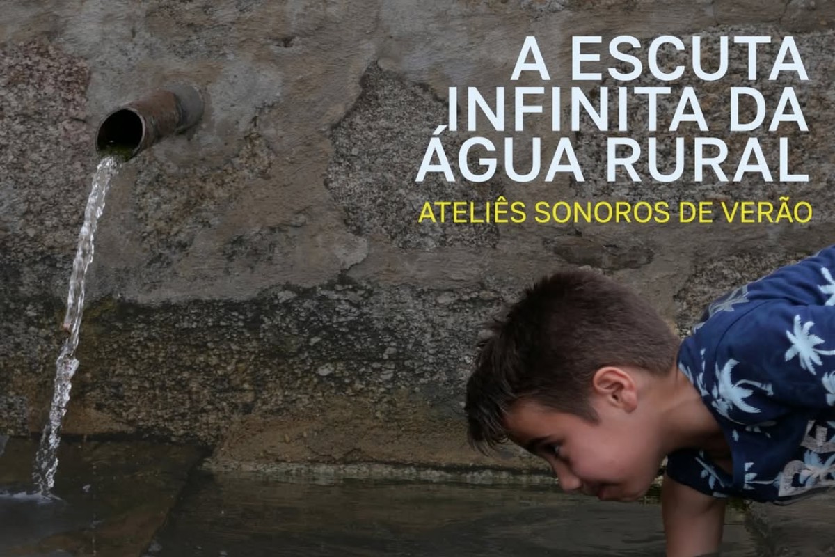 Summer sound workshops explore water around the Linen Museum of Várzea de Calde
